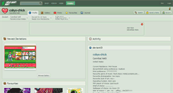 Desktop Screenshot of cobys-chick.deviantart.com