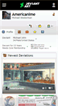 Mobile Screenshot of americanime.deviantart.com