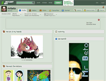 Tablet Screenshot of mrbeto.deviantart.com