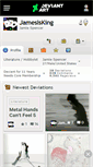 Mobile Screenshot of jamesisking.deviantart.com