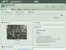 Tablet Screenshot of ch3-co-o-ch3.deviantart.com