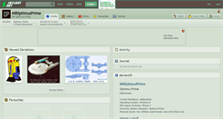Desktop Screenshot of mr0ptimusprime.deviantart.com