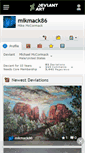 Mobile Screenshot of mikmack86.deviantart.com