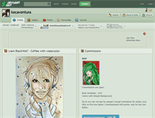 Tablet Screenshot of kecaventura.deviantart.com