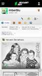 Mobile Screenshot of imberblu.deviantart.com