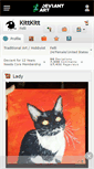 Mobile Screenshot of kittkitt.deviantart.com