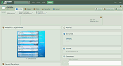 Desktop Screenshot of chrizlu.deviantart.com