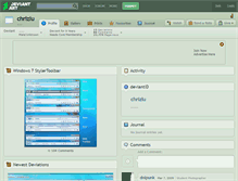 Tablet Screenshot of chrizlu.deviantart.com