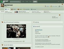 Tablet Screenshot of gacktstream.deviantart.com