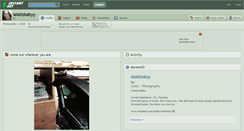 Desktop Screenshot of lalalizbabyy.deviantart.com