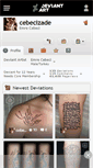 Mobile Screenshot of cebecizade.deviantart.com