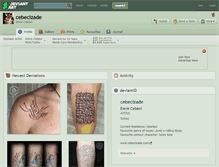 Tablet Screenshot of cebecizade.deviantart.com