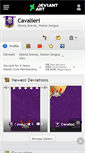Mobile Screenshot of cavalieri.deviantart.com