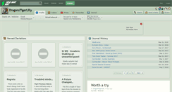 Desktop Screenshot of dragonstigerlilly.deviantart.com