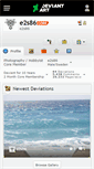 Mobile Screenshot of e2s86.deviantart.com