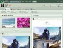 Tablet Screenshot of e2s86.deviantart.com
