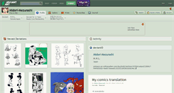 Desktop Screenshot of midori-mezurashi.deviantart.com