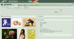 Desktop Screenshot of hermainie88.deviantart.com