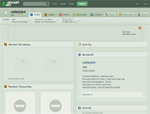 Tablet Screenshot of calistyle4.deviantart.com