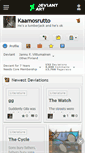 Mobile Screenshot of kaamosrutto.deviantart.com