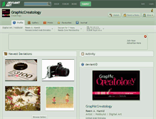 Tablet Screenshot of graphiccreatology.deviantart.com