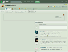 Tablet Screenshot of opaque-studios.deviantart.com