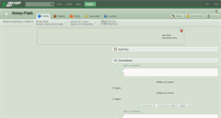 Desktop Screenshot of honey-flash.deviantart.com