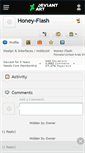 Mobile Screenshot of honey-flash.deviantart.com