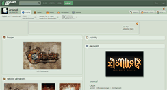 Desktop Screenshot of cromzl.deviantart.com
