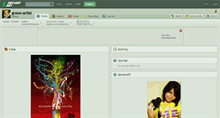 Desktop Screenshot of green-artist.deviantart.com