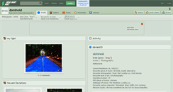 Desktop Screenshot of dominoid.deviantart.com