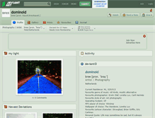 Tablet Screenshot of dominoid.deviantart.com
