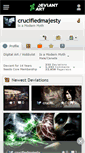 Mobile Screenshot of crucifiedmajesty.deviantart.com