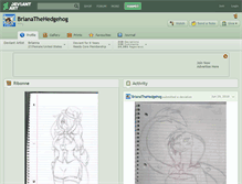 Tablet Screenshot of brianathehedgehog.deviantart.com