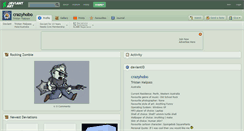 Desktop Screenshot of crazyhobo.deviantart.com