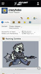 Mobile Screenshot of crazyhobo.deviantart.com
