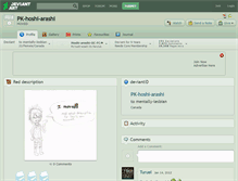 Tablet Screenshot of pk-hoshi-arashi.deviantart.com