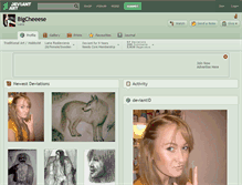 Tablet Screenshot of bigcheeese.deviantart.com