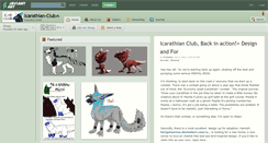 Desktop Screenshot of icarathian-club.deviantart.com