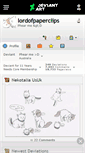 Mobile Screenshot of lordofpaperclips.deviantart.com