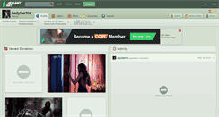 Desktop Screenshot of ladymartist.deviantart.com