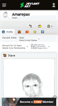 Mobile Screenshot of amarepax.deviantart.com