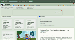 Desktop Screenshot of caerdwyn.deviantart.com