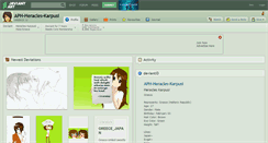 Desktop Screenshot of aph-heracles-karpusi.deviantart.com