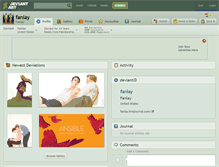 Tablet Screenshot of fanlay.deviantart.com