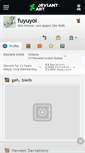Mobile Screenshot of fuyuyoi.deviantart.com