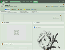 Tablet Screenshot of fuyuyoi.deviantart.com