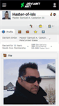 Mobile Screenshot of master-of-isis.deviantart.com