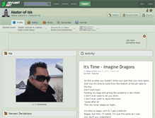 Tablet Screenshot of master-of-isis.deviantart.com