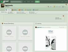Tablet Screenshot of jigglyboobs.deviantart.com